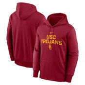 USC Trojans Men's Nike Cardinal Therma-FIT Performance Fleece Pullover Hoodie